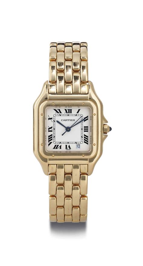 cartier square gold watch|cartier square watch women's.